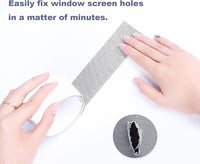 Self-Adhesive Mesh Screen Repair Tape 2M Fiberglass Patch for Windows & Doors