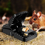 Heavy Duty Reusable Mouse Trap Safe Plastic Rat Catcher for Home & Outdoor Use