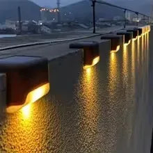 Solar LED Step Light  Waterproof Outdoor Fence & Pathway Lamp