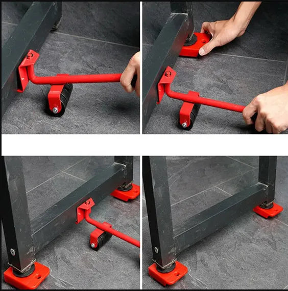 Heavy Furniture Mover Tool Set  Easy Lift & Move System (Up to 150kg Load)