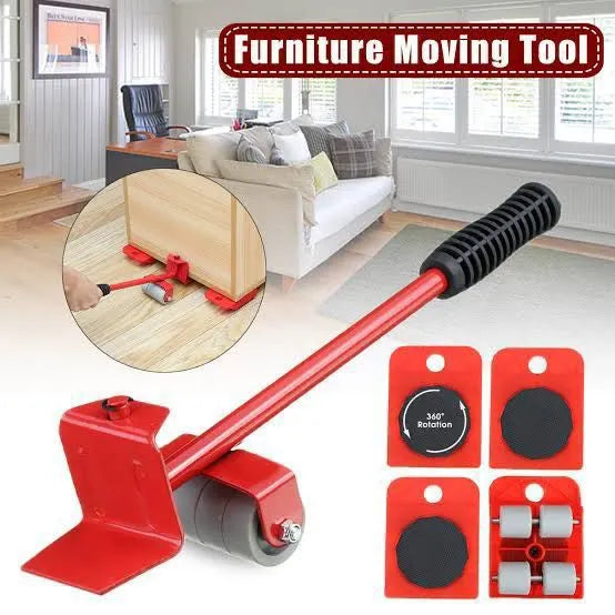Heavy Furniture Mover Tool Set  Easy Lift & Move System (Up to 150kg Load)