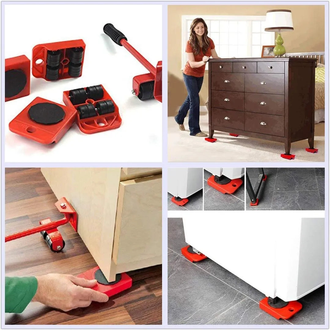 Heavy Furniture Mover Tool Set  Easy Lift & Move System (Up to 150kg Load)