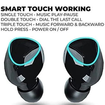 DaMix M10 Bluetooth Earbuds Wireless Sound with LED Display & Power Bank Case