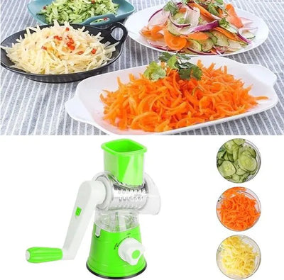 Tabletop Drum Grater Manual Vegetable Slicer & Multi Functional Grater
