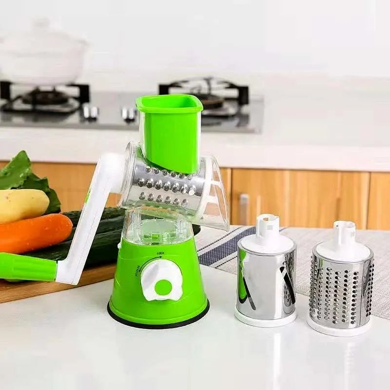 Tabletop Drum Grater Manual Vegetable Slicer & Multi Functional Grater