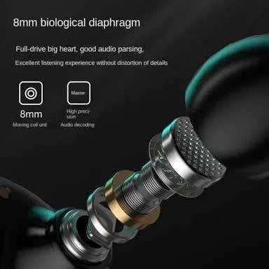 M25 Bluetooth 5.3 Wireless Earbuds HiFi Sound, LED Display & 40Hr Backup